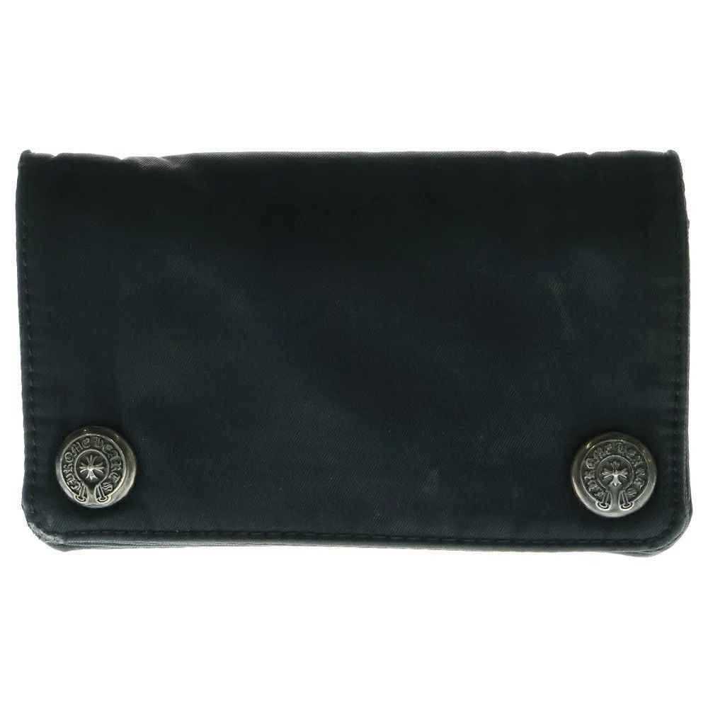 Chrome Hearts CHROME HEARTS 1 ZIP HORSESHOE BUTTON WALLET silver Size ONE SIZE - 1 Thumbnail