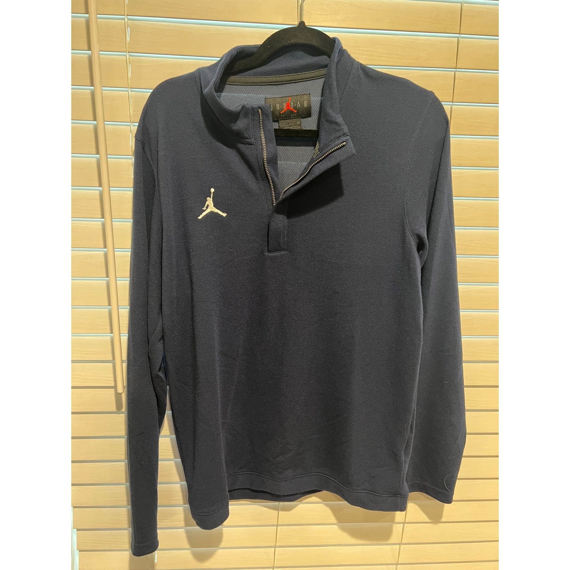 Jordan Brand × Nike Nike Jordan Blue 1/4 Zip Pullover - Size S Size US S / EU 44-46 / 1 - 1 Thumbnail