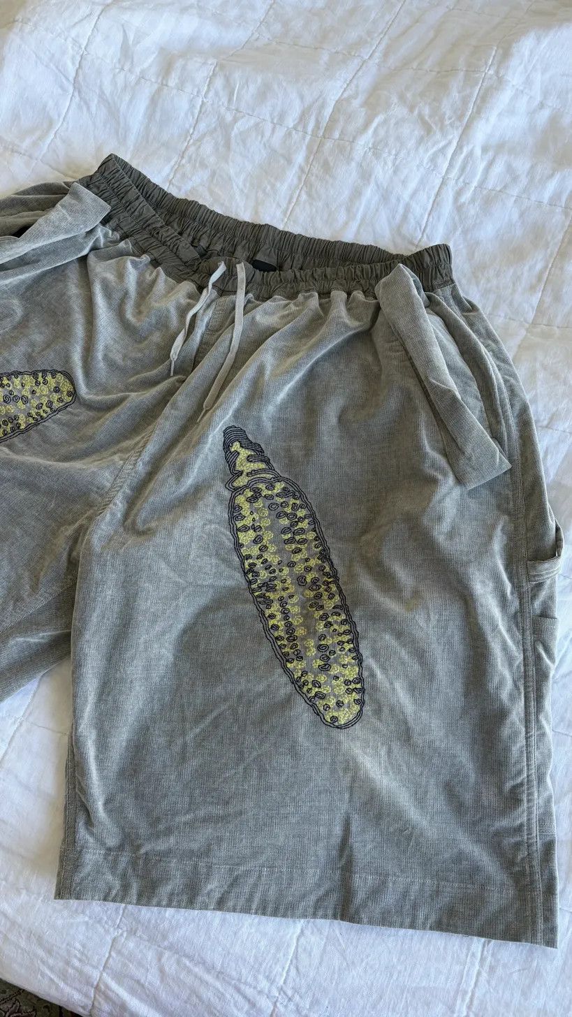 Bernhard Willhelm Bernhard Willhelm "Capital" Cotton Shorts Size US 38 / EU 54 - 1 Thumbnail