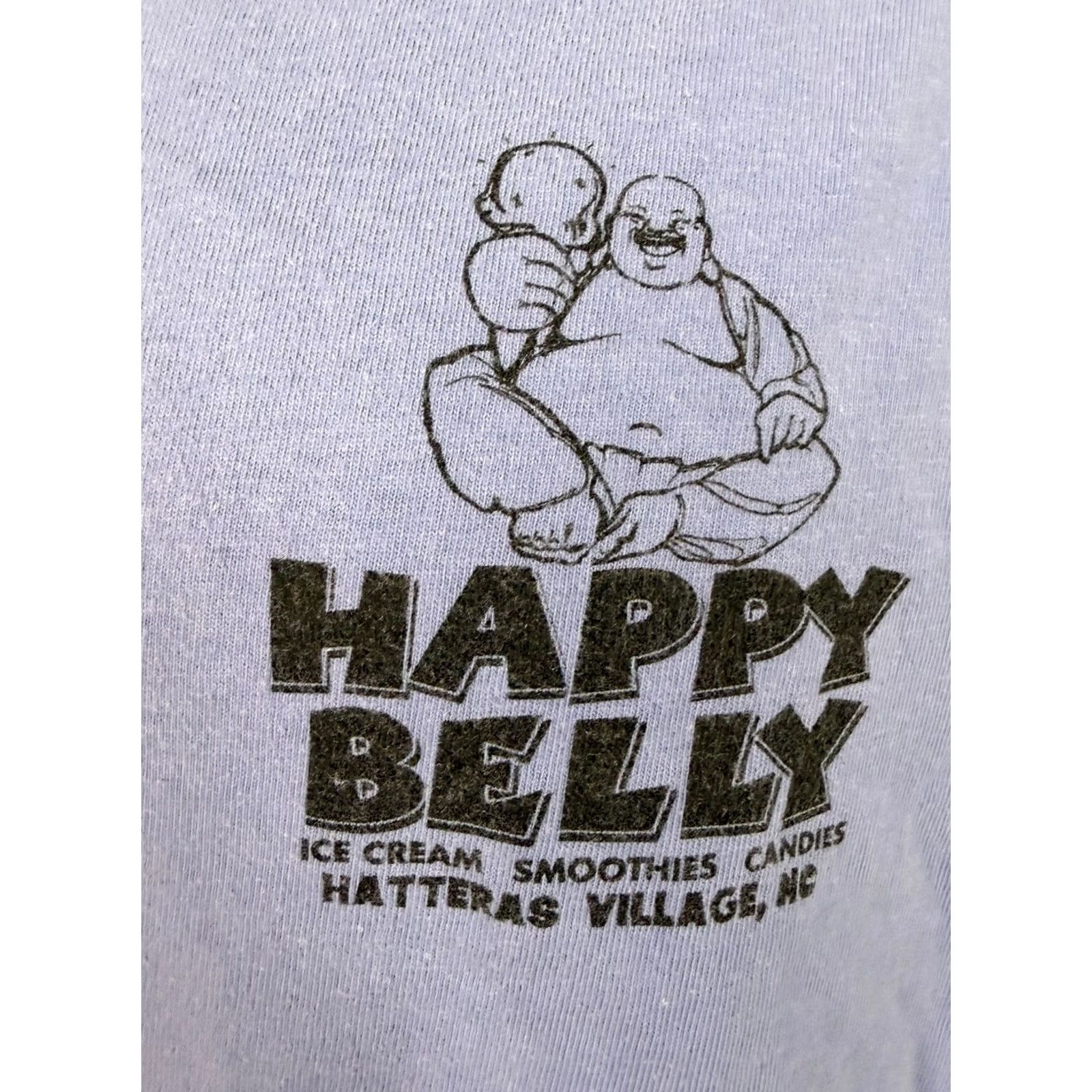 Vintage Buddha Shirt Adult XXL Happy Belly Ice Cream Hatteras North Carolina Lavender Shirt Adult XXL Purple Size US XXL / EU 58 / 5 - 5 Thumbnail