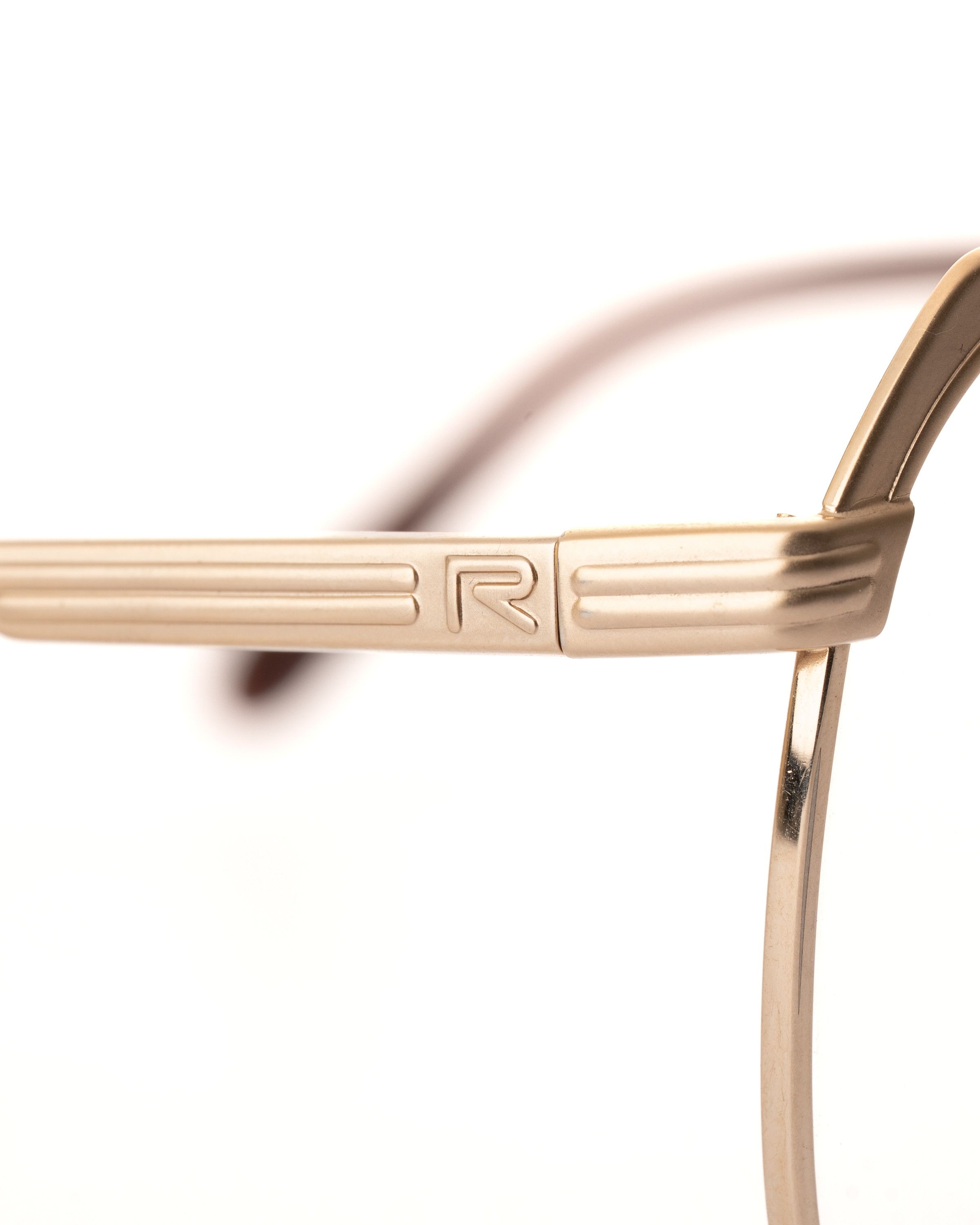 Vintage Rodenstock Exclusiv '80s Titanium Gold Oversized Glasses Size ONE SIZE - 2 Thumbnail
