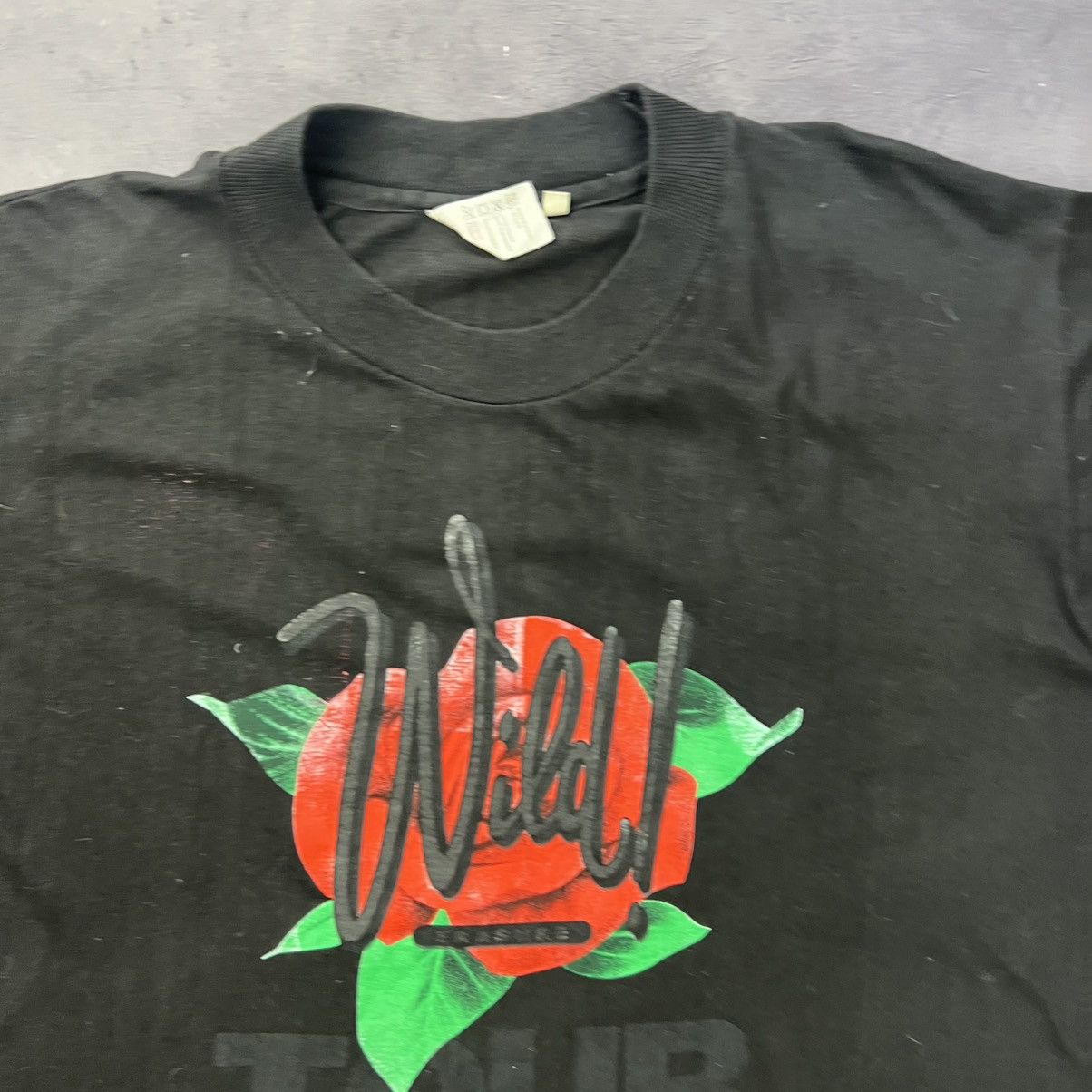 Vintage Rare! Erasure Wild Tour Concert Vintage Tee 1989 France Size US L / EU 52-54 / 3 - 5 Thumbnail