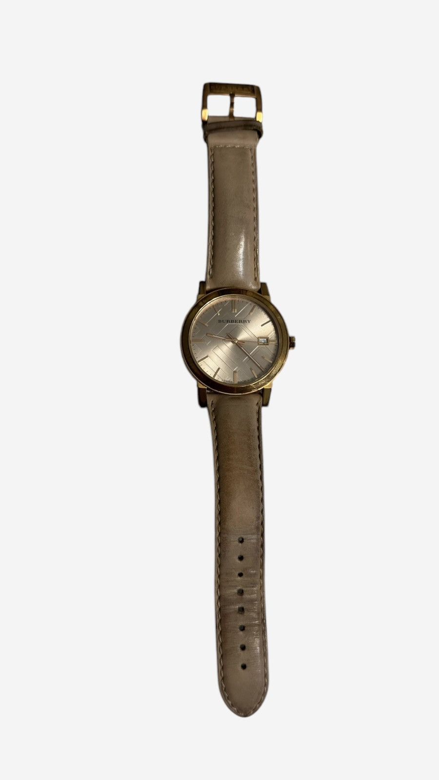 Burberry × Vintage Burberry Rose Gold 38mm Size ONE SIZE - 1 Thumbnail