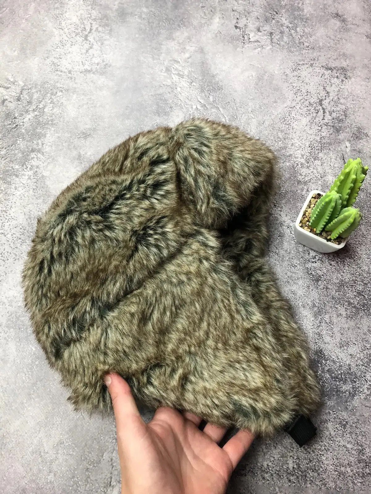 Japanese Brand USHANKA Vintage Full Mohair Hat Streetwear Japans Style Y2k Size ONE SIZE - 5 Thumbnail