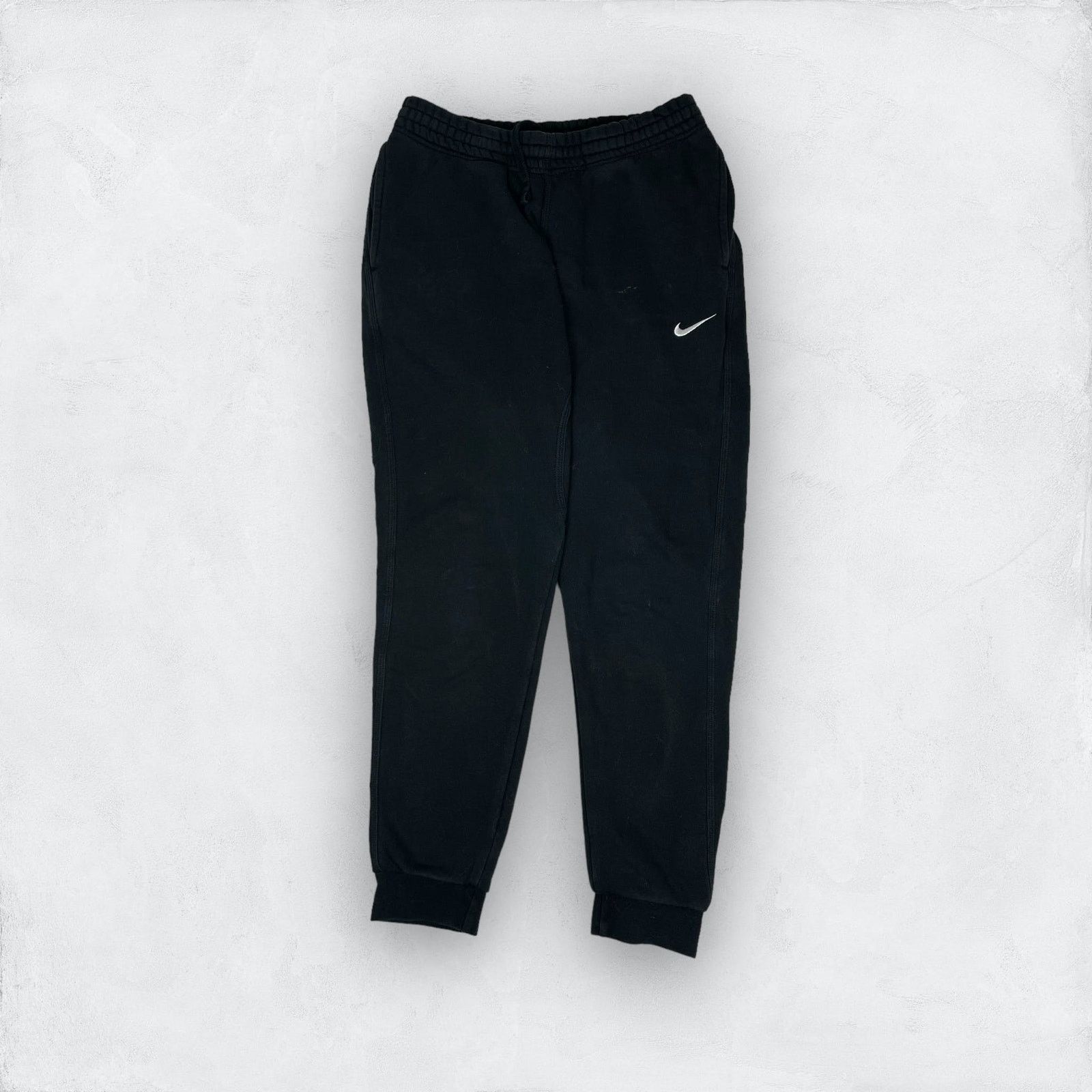 Nike Nike Men's Black Cotton Blend Drawstring Sweatpants Medium Size US 30 / EU 46 - 1 Thumbnail