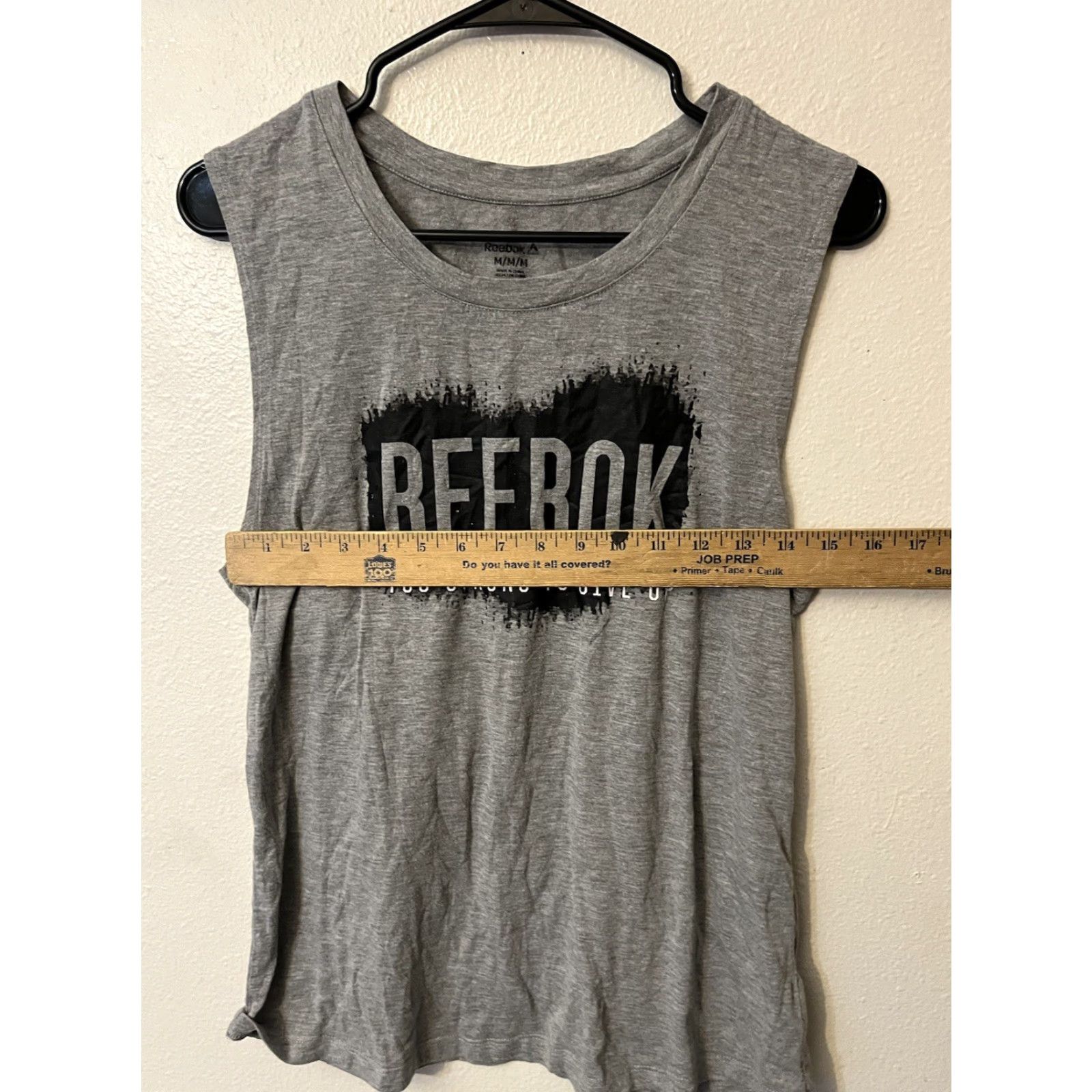 Reebok VINTAGE REEBOK WOMENS Tank Shirt Gray Army Theme Racerback Medium M TANK Shirt Womens M Gray Army 90s Size M / US 6-8 / IT 42-44 - 5 Thumbnail