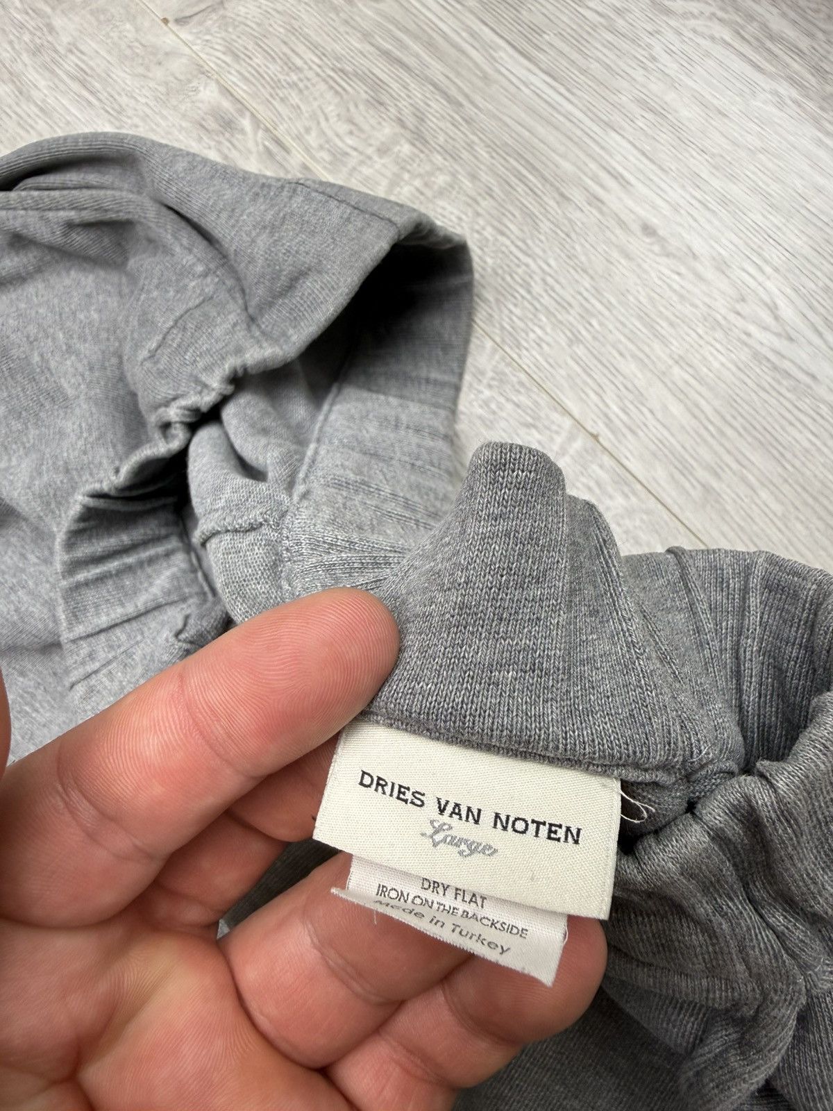 Dries Van Noten Dries Van Noten Gray Cotton Sweatpants Light Track Pants Size 30" / US 8 / IT 44 - 12 Thumbnail