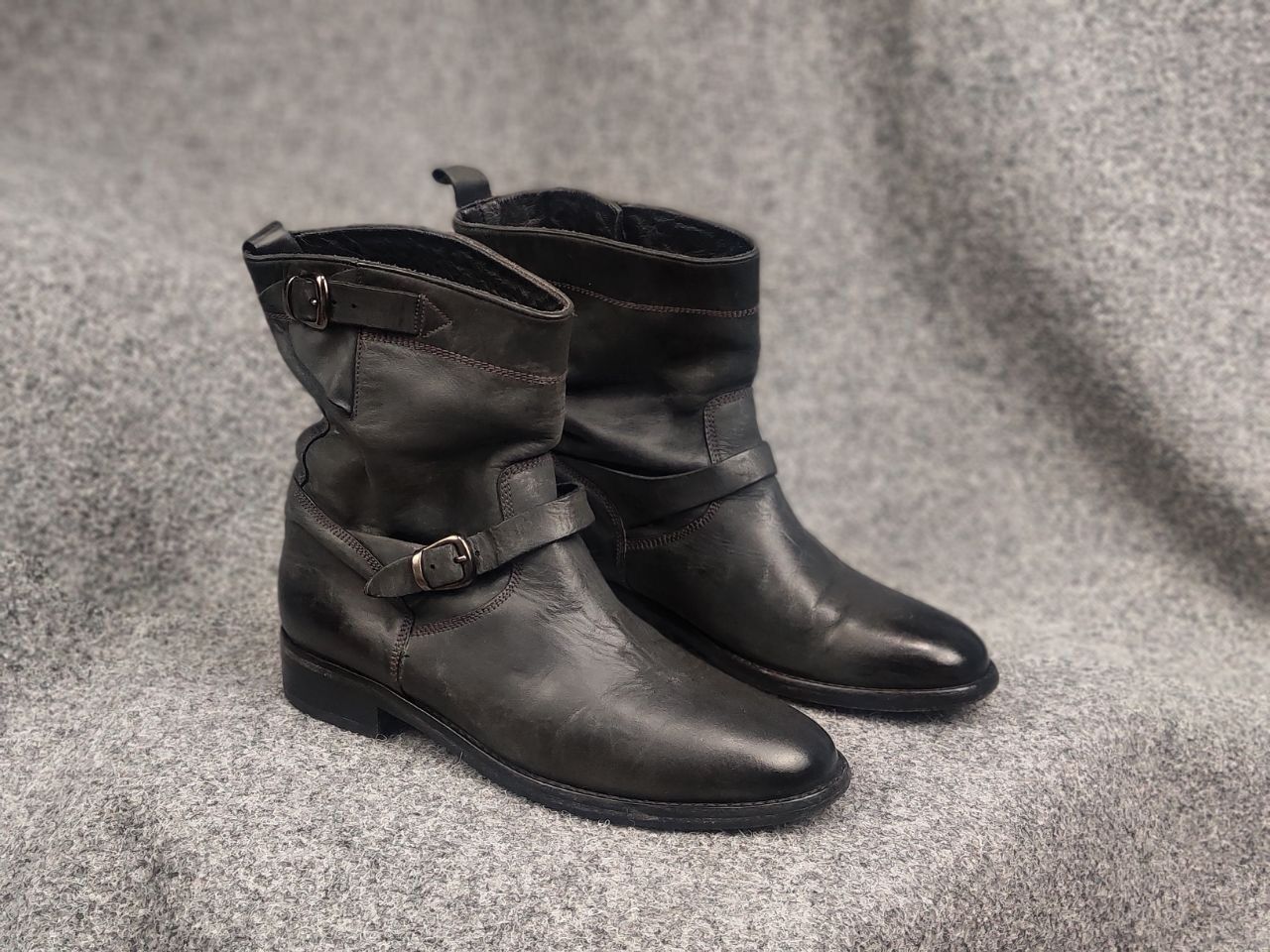Belstaff Belstaff Endurance motorcycle Ankle Black Leather Logo Boots Size US 10 / IT 40 - 7 Thumbnail