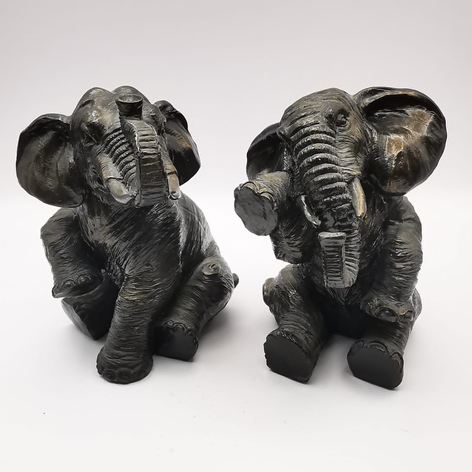 Vintage 1980s Vintage Beautiful Handmade Elephant figure Size ONE SIZE - 1 Thumbnail