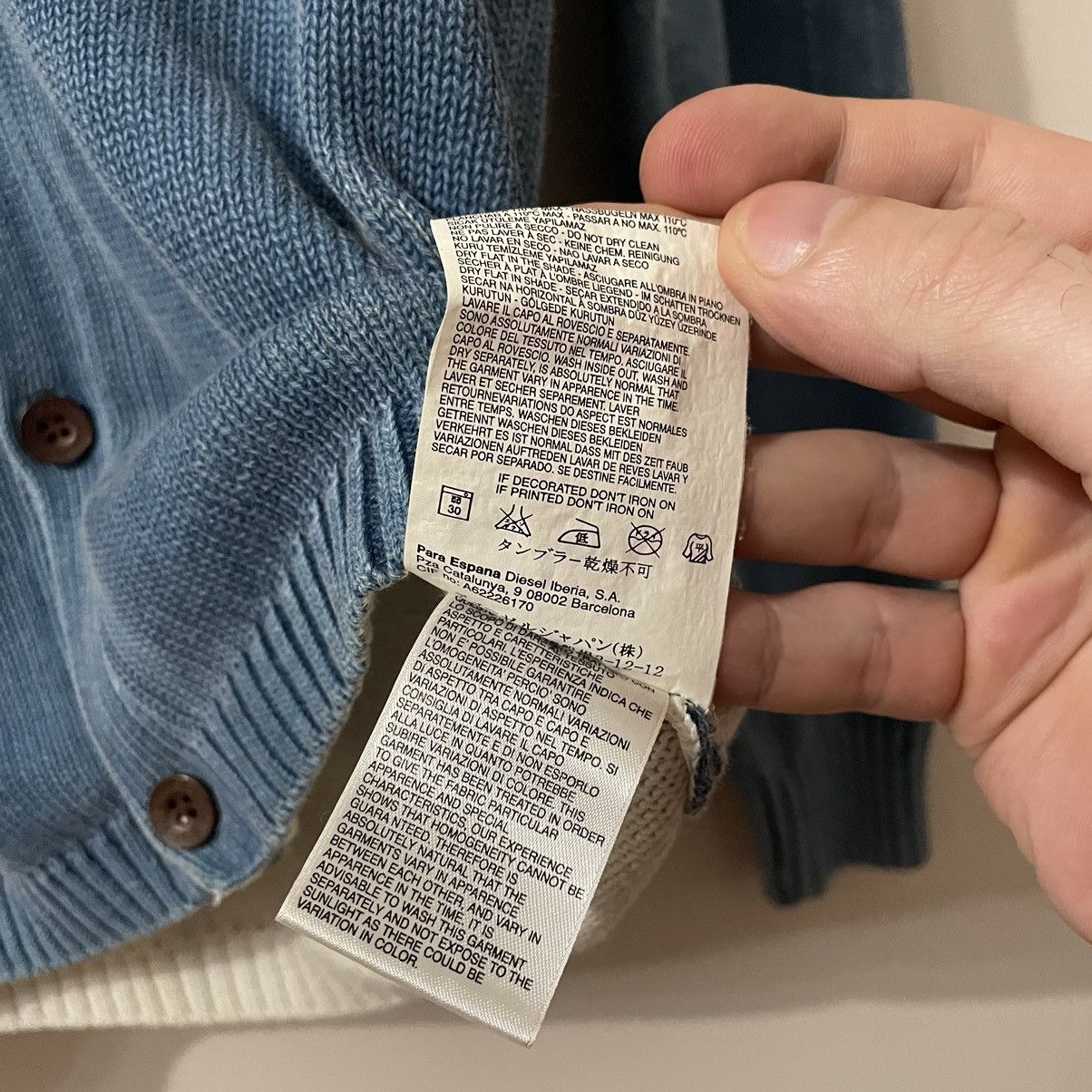 Designer × Diesel × Vintage Diesel Cardigans Size US XL / EU 56 / 4 - 5 Thumbnail