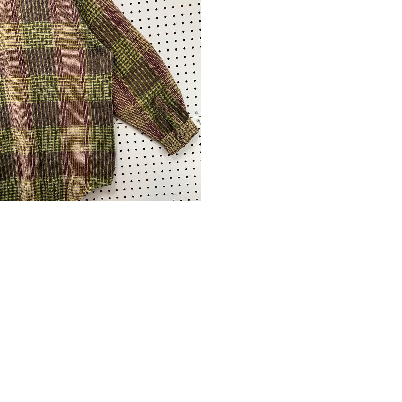 Vintage Hardwear By Silenzo Flannel Shirt Men XL Brown Knit Heavyweight Button Size US XL / EU 56 / 4 - 10 Thumbnail