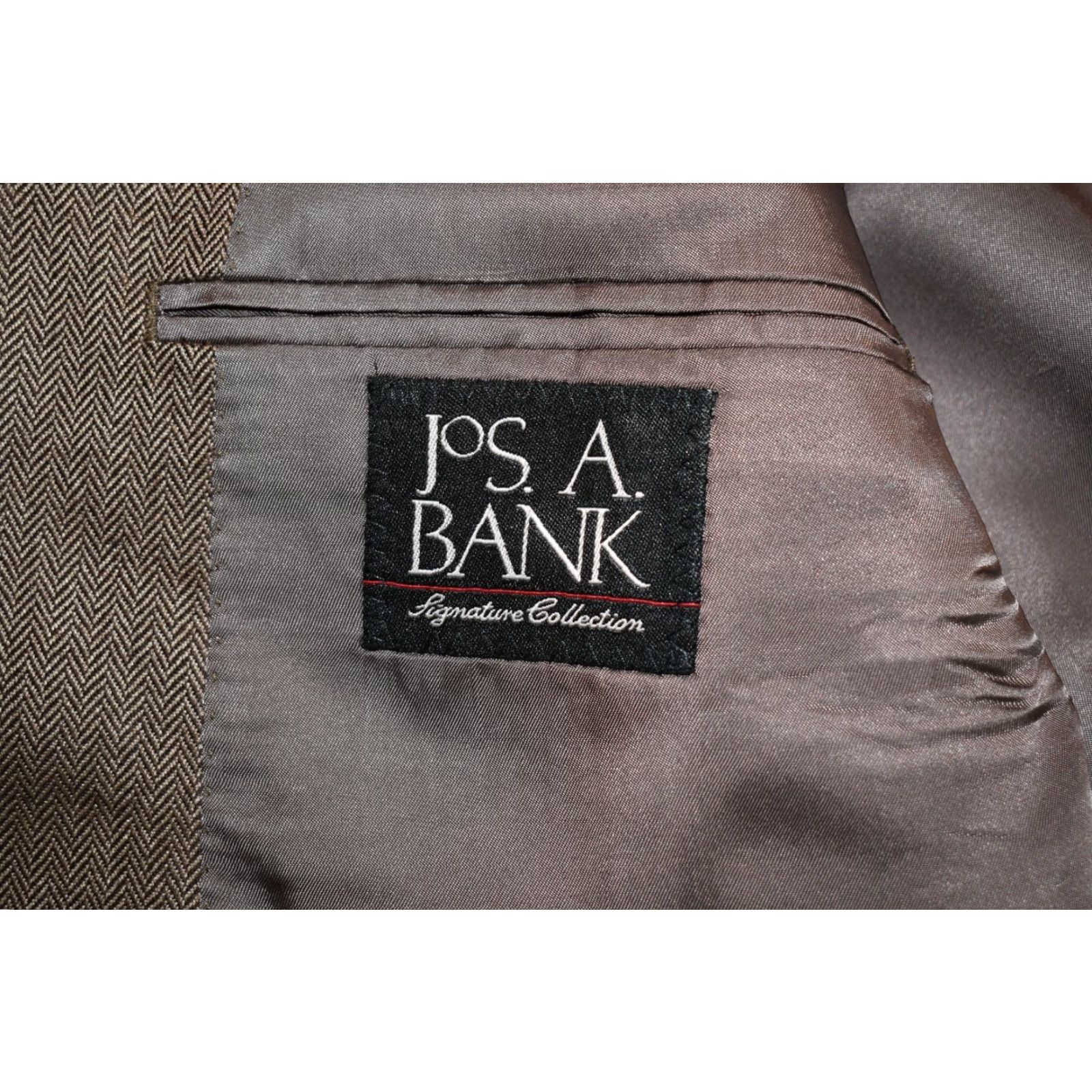 Jos. A. Bank Jos A Bank Herringbone Silk Camel Hair Blend Sport Coat Mens XL 44 Chest 46 Size US S / EU 44-46 / 1 - 5 Thumbnail