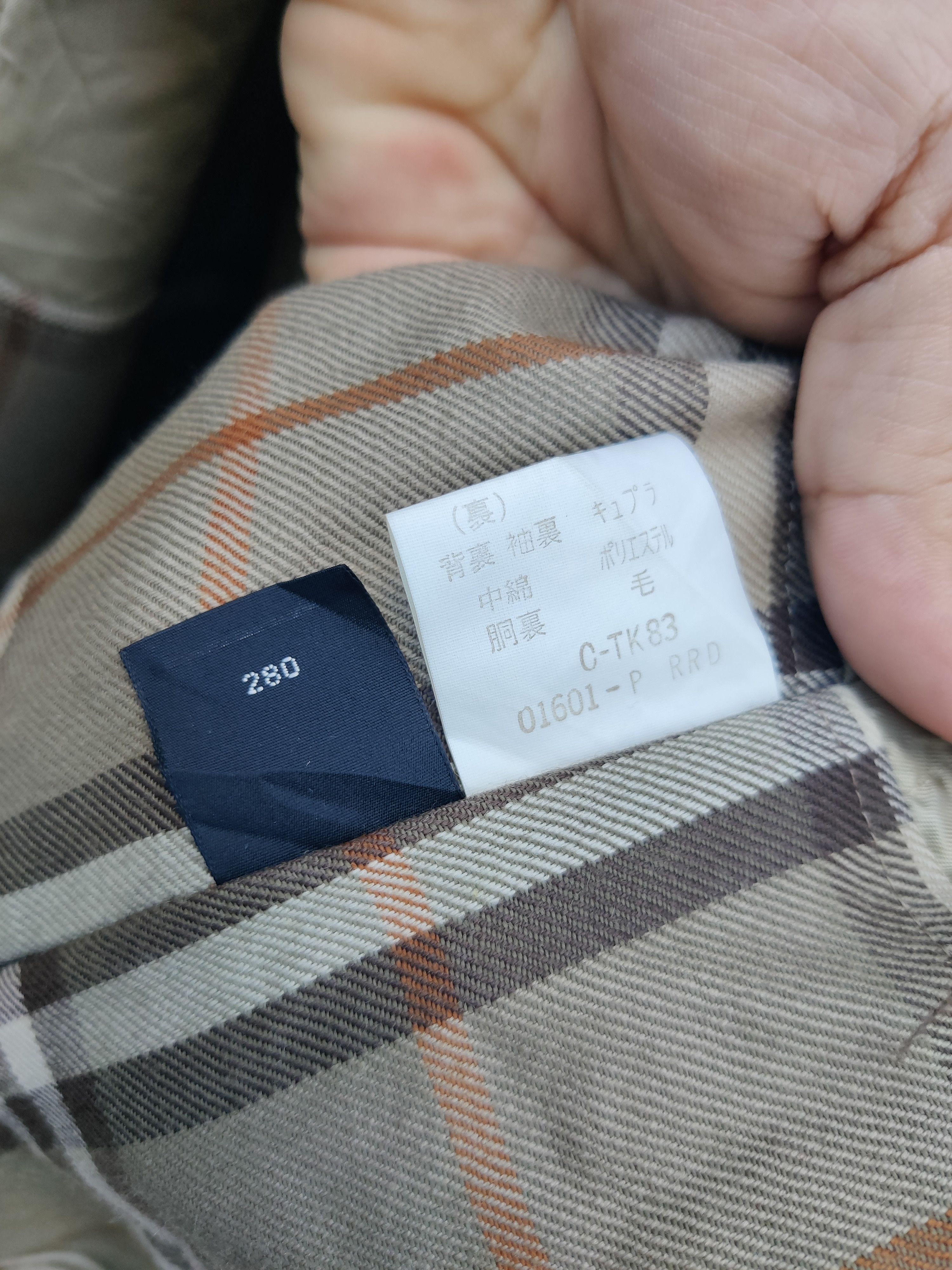 Burberry Vintage Distressed Burberry Wool Double Breasted Jacket Size US M / EU 48-50 / 2 - 10 Thumbnail