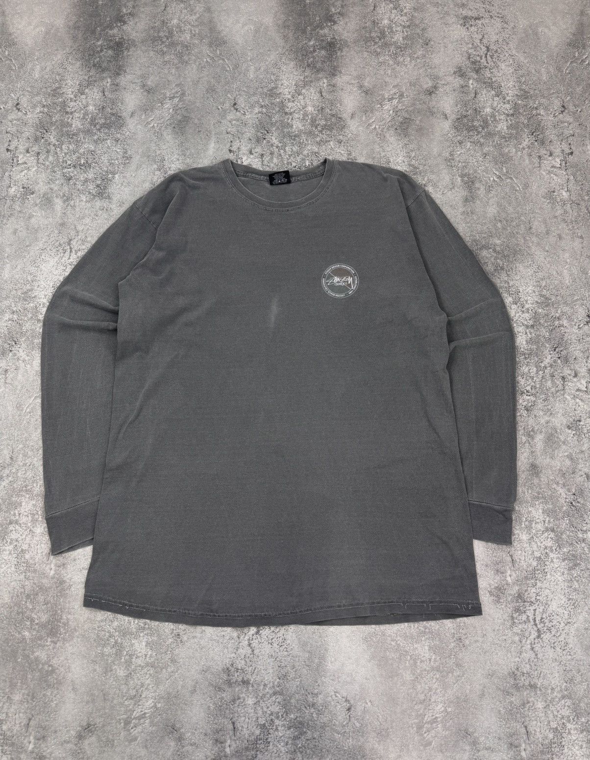 Stussy Stussy Men Long Sleeve T-Shirt Grey Size L Size US L / EU 52-54 / 3 - 1 Thumbnail