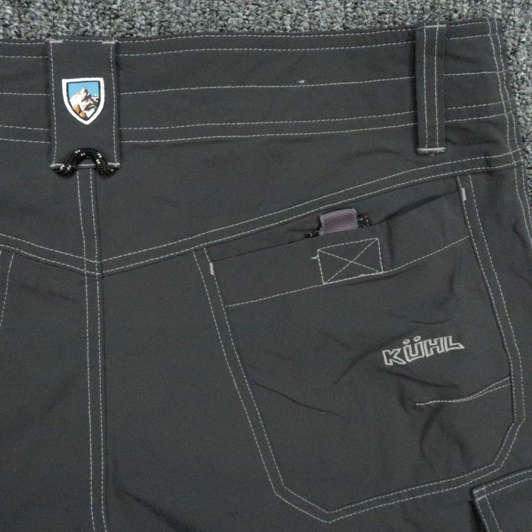 Vintage Kuhl Pants Mens Gray 32x32 Cargo Outdoor Hiking Trouser Stealth Convertible Size US 32 / EU 48 - 6 Thumbnail