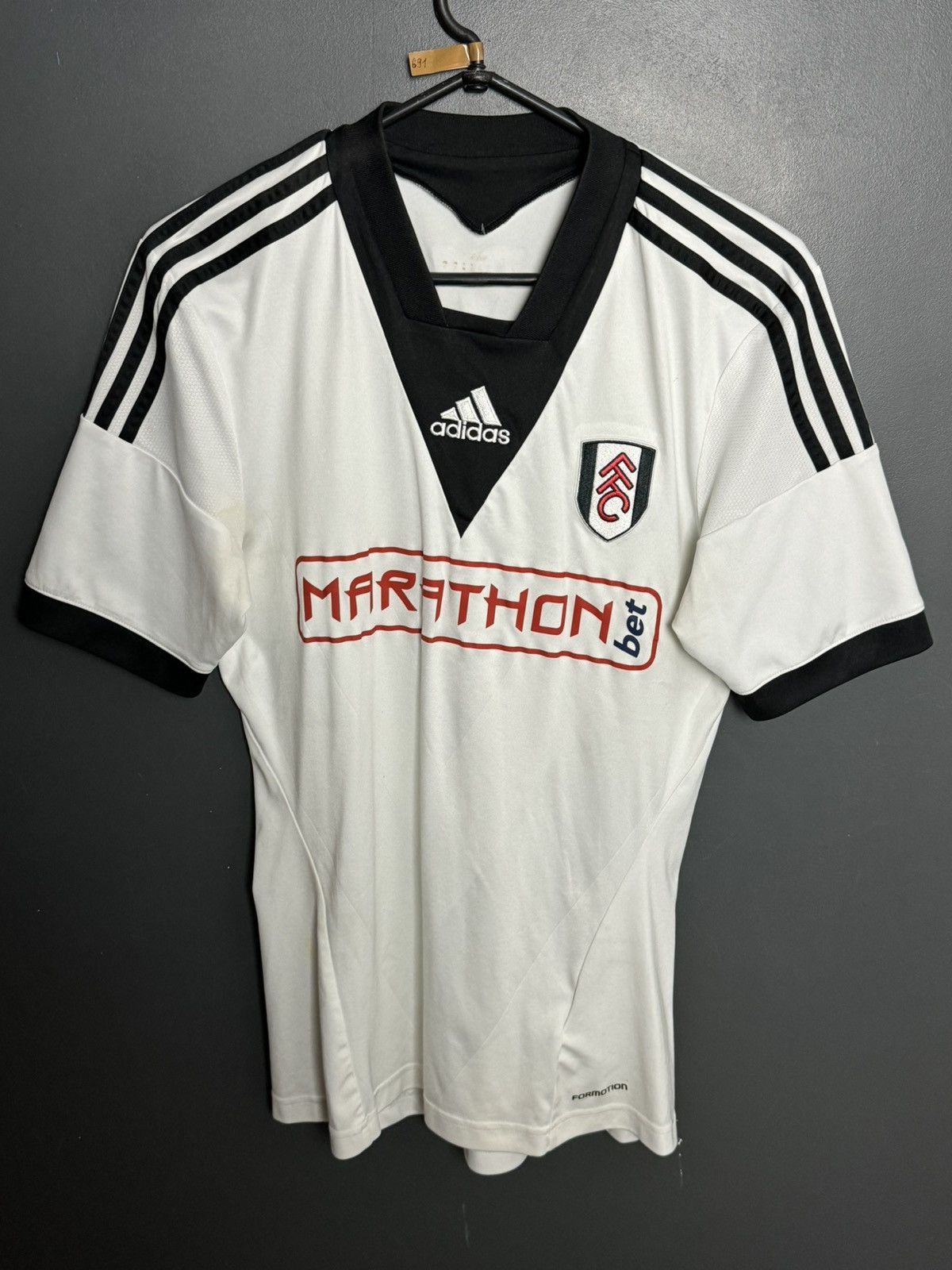Adidas Fulham 13/14 Home Parker Football Jersey Size US S / EU 44-46 / 1 - 2 Thumbnail