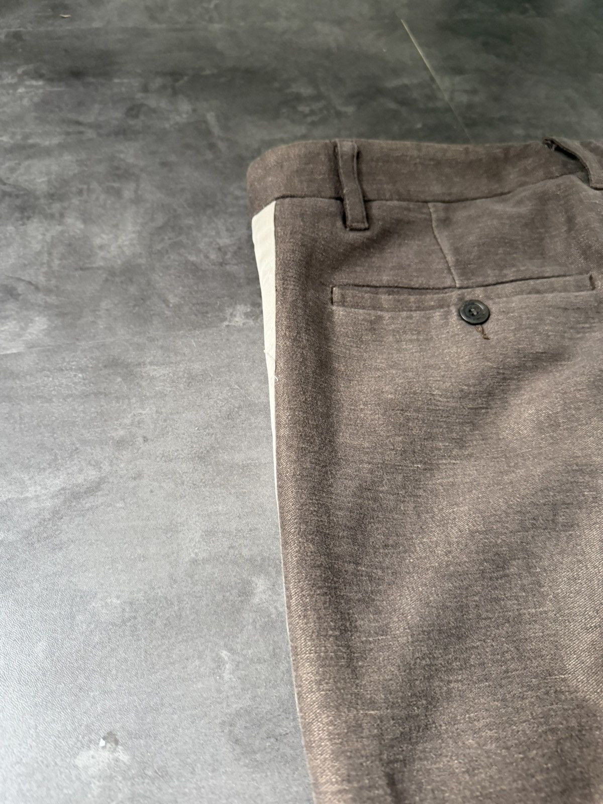 Rick Owens F/W 06 "DUSTULATOR" Striped Runway Linen & Cotton Pants M Size US 32 / EU 48 - 10 Thumbnail