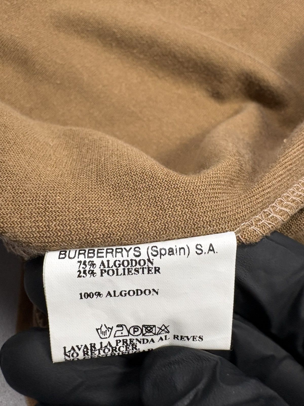 Burberry Vintage 90s Burberrys Spain Velour Quilted Overshirt Jacket Size L / US 10 / IT 46 - 16 Thumbnail