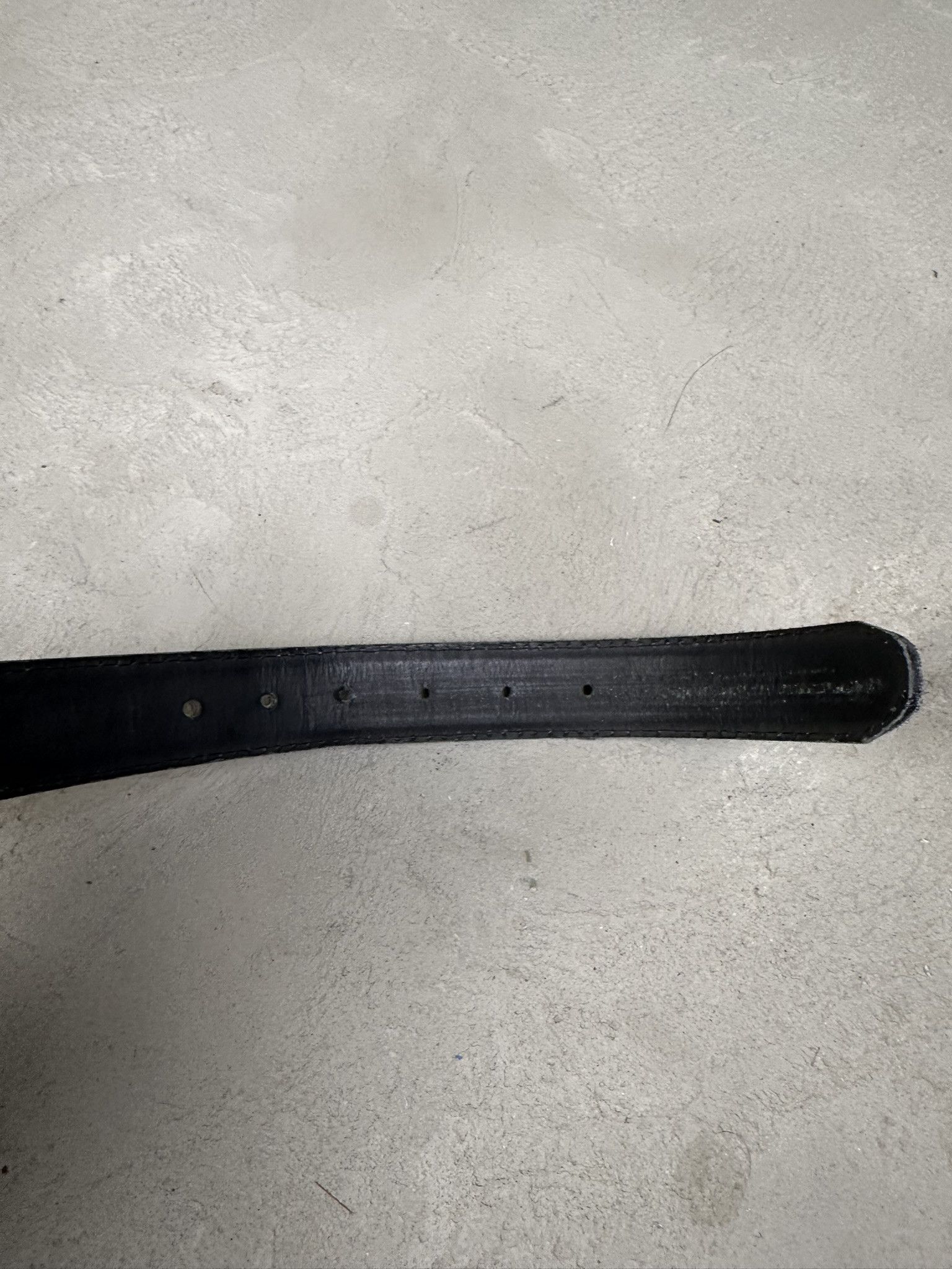 Nike 90s Vintage Nike Leather Spellout Belt Size ONE SIZE - 4 Thumbnail