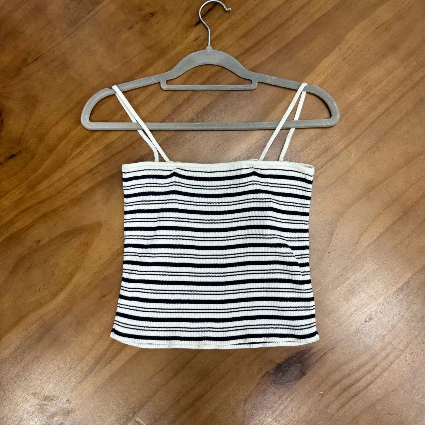 Miu Miu MIU MIU Women's Black & White Camisole Size S / US 4 / IT 40 - 2 Thumbnail
