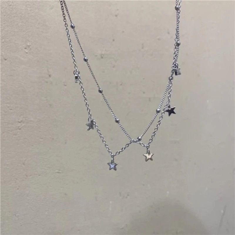 Jewelry Star Shaped Bead Link Chain Size ONE SIZE - 1 Thumbnail