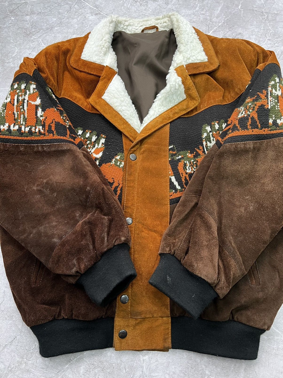 If Six Was Nine × Vintage Vintage Suede Fringe Cowboy Western Leather Jacket Hype Rare Size US L / EU 52-54 / 3 - 7 Thumbnail