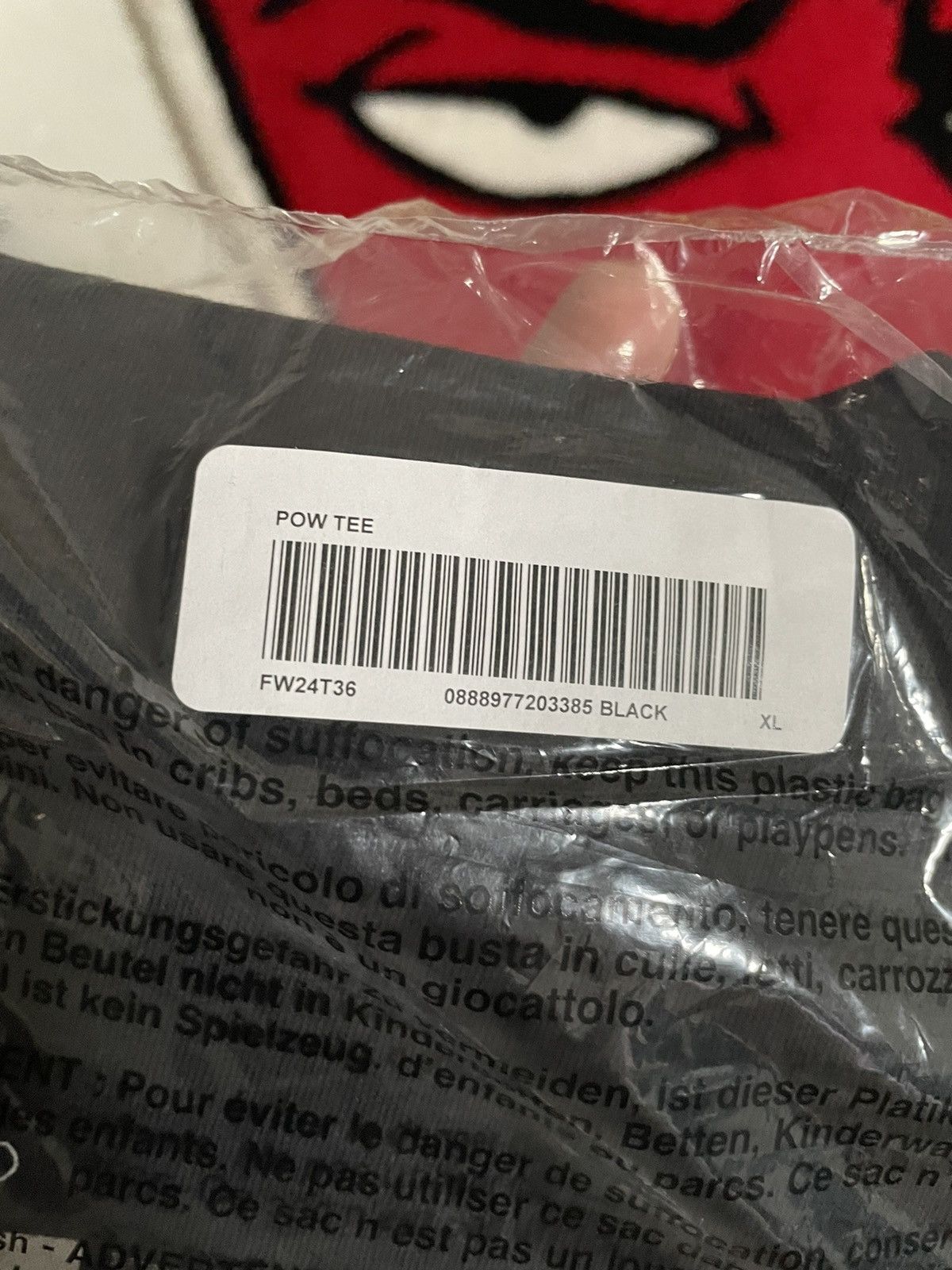 Supreme POW TEE Size US XL / EU 56 / 4 - 4 Thumbnail