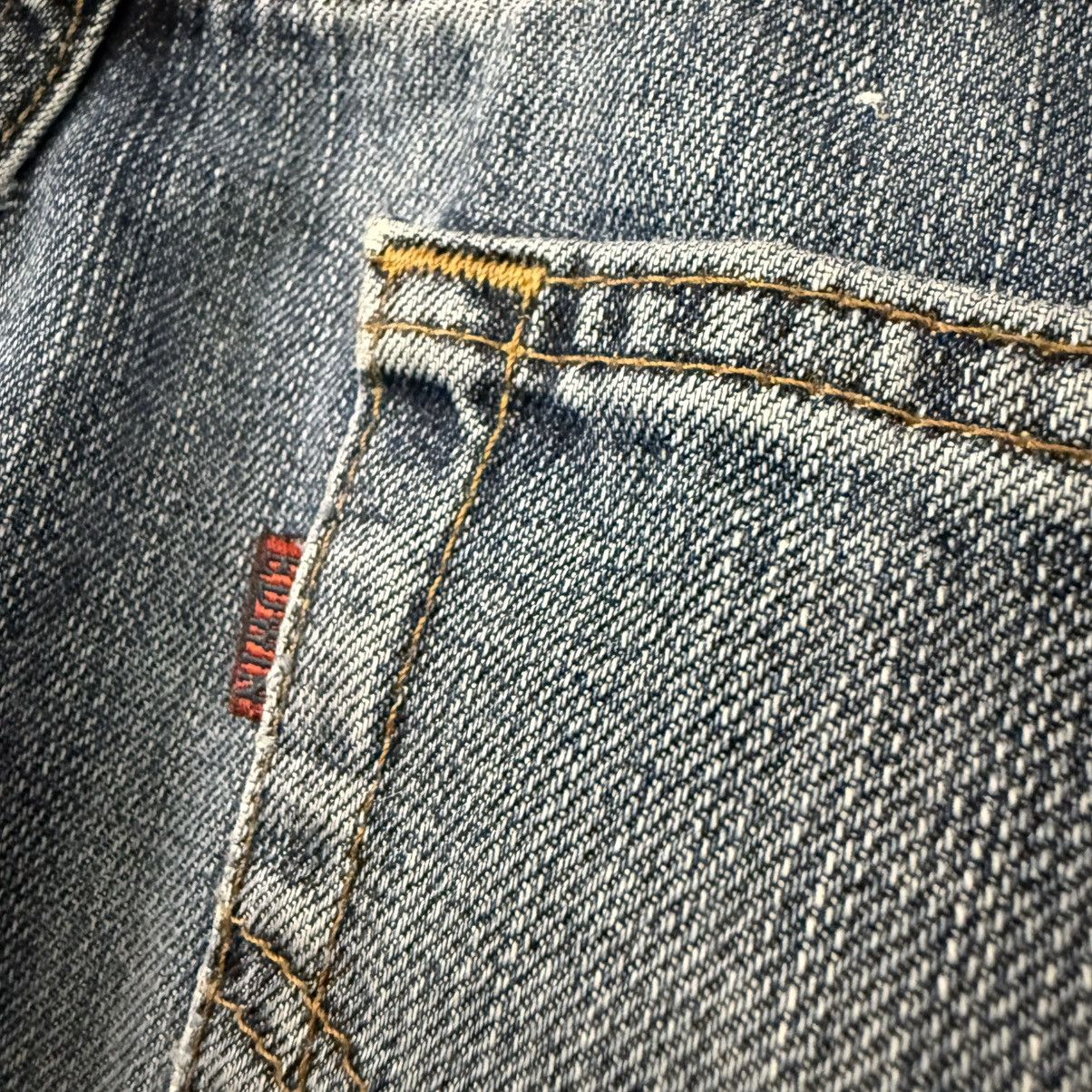 Japanese Brand 🔥🇯🇵 Vintage 90s Distressed Archival Edwin 503 Regular Jeans Size US 34 / EU 50 - 11 Thumbnail