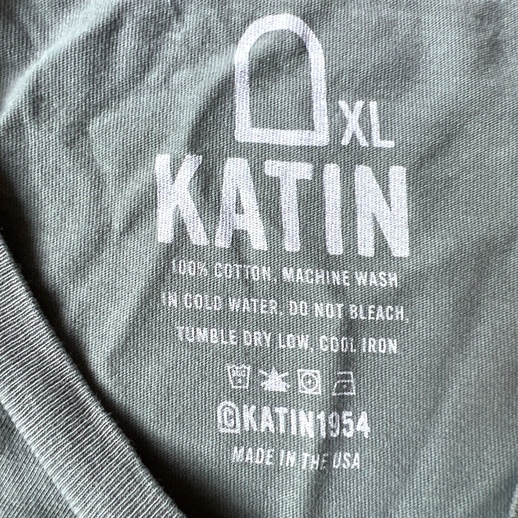 Katin Katin U.S.A. Green Surfing Surfer Shirt XL Mens Short Sleeve Crew Neck Graphic Print Logo Vintage Surfer Theme 1954 T-Shirt Cotton Size US XL / EU 56 / 4 - 7 Thumbnail
