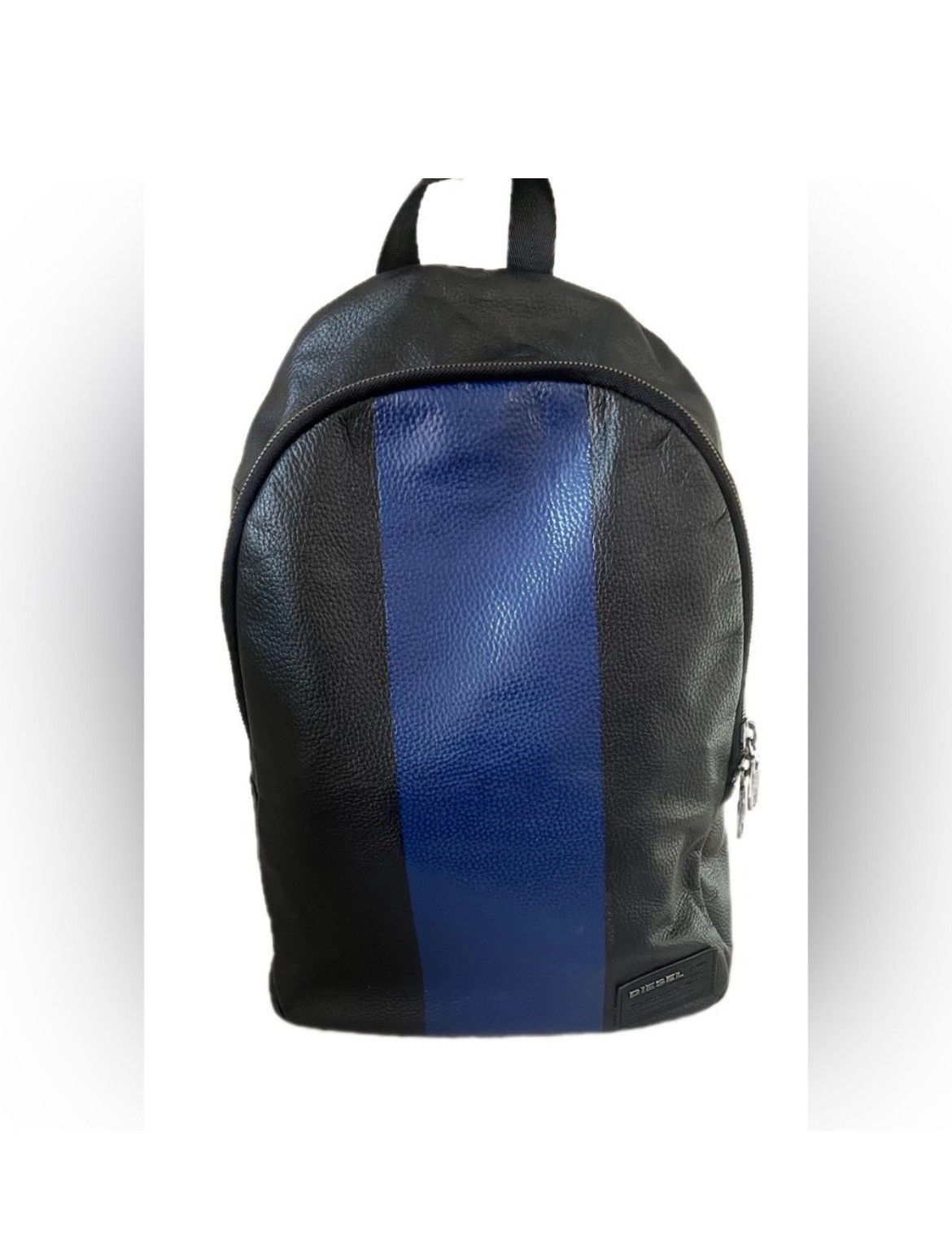 Diesel Diesel Men Large Capacity Leather Backpack Black Blue Size ONE SIZE - 2 Thumbnail