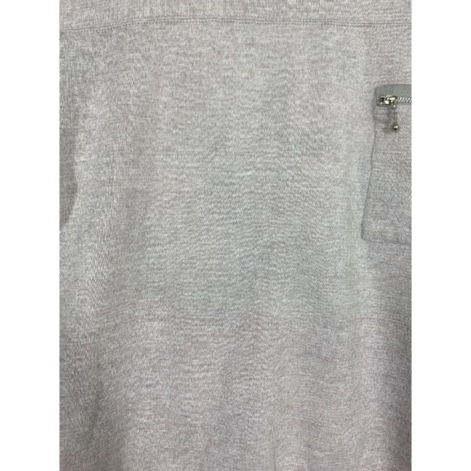 Dunlop VINTAGE 80s Dunlop Sport Gray Motorsports Crewneck Zip Pocket Sweater Womens L Gray Crewneck Zip Pocket Sweater Dunlop Mens? Size L / US 10 / IT 46 - 5 Thumbnail