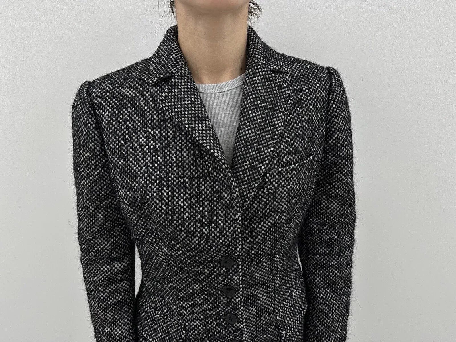 Dolce & Gabbana Dolce & Gabbana Women Fitted Blazer Coat Jacket Wool Alpaca Size M / US 6-8 / IT 42-44 - 4 Thumbnail