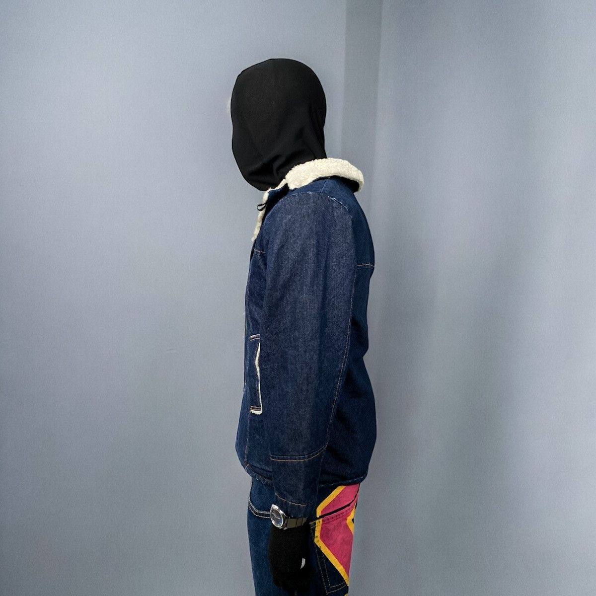 Big John Rare‼️ Vintage Big John Rare Jeans Denim Sherpa Trucker Size US S / EU 44-46 / 1 - 2 Thumbnail
