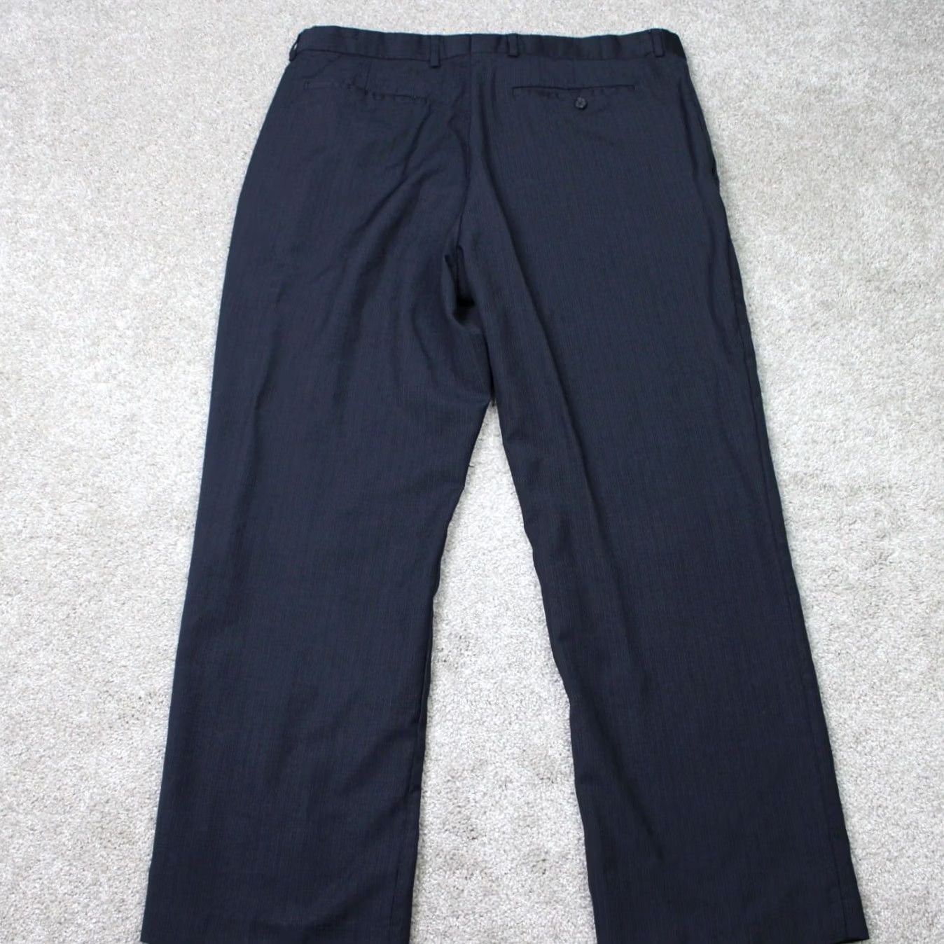 Banana Republic Banana Republic Pants Mens 38x30 Navy Blue Classic Fit 100% Wool Lined Dress Pants Slimming Comfort Straight Front Beltless Not Applicable Size US 38 / EU 54 - 5 Thumbnail