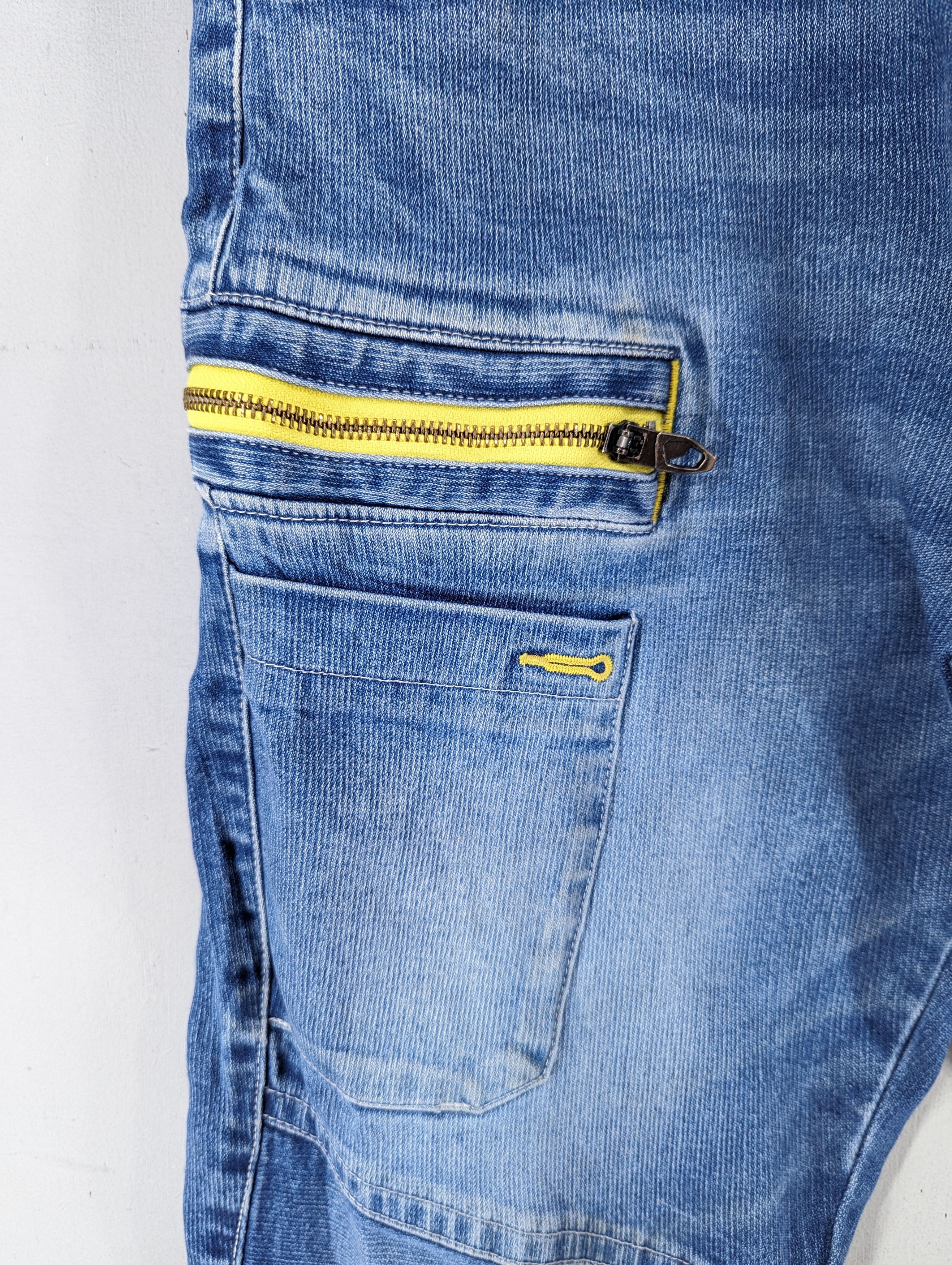 Japanese Brand Tora Toraichi Multipocket Cargo Style Jeans Size US 34 / EU 50 - 6 Thumbnail