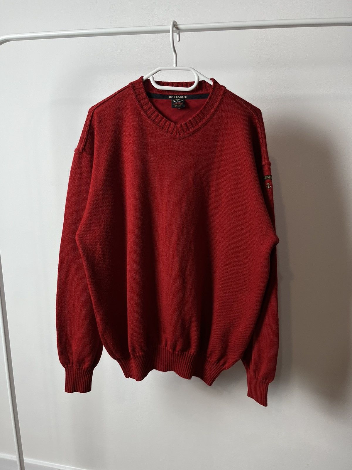 Vintage Paul Shark Heavy Knit Oversized Crew Neck Sweater