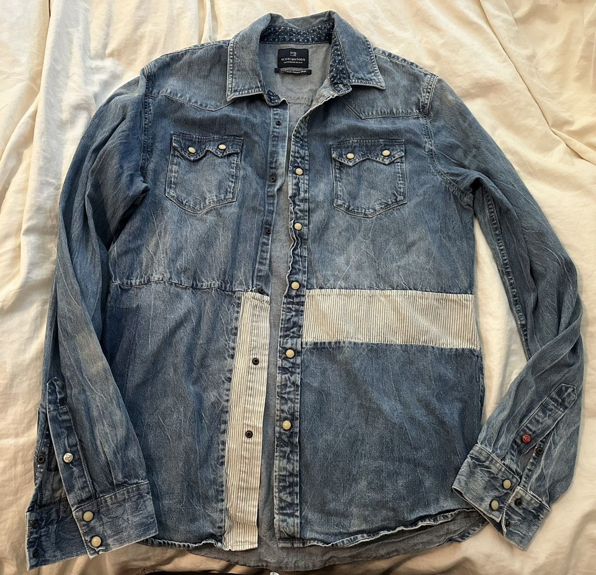 Scotch & Soda Scotch & Soda Denim shirt Size US L / EU 52-54 / 3 - 1 Thumbnail