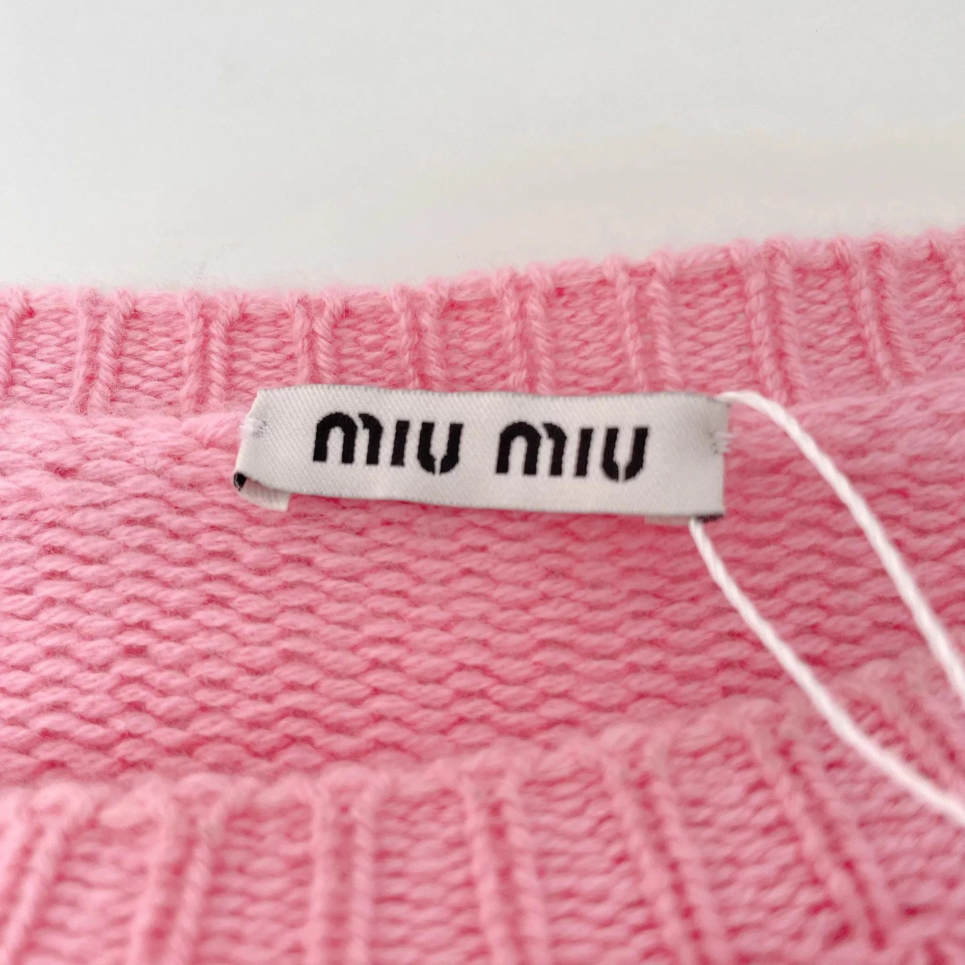 Miu Miu Miu Miu pink knit top women's 36 Size XS / US 0-2 / IT 36-38 - 5 Thumbnail