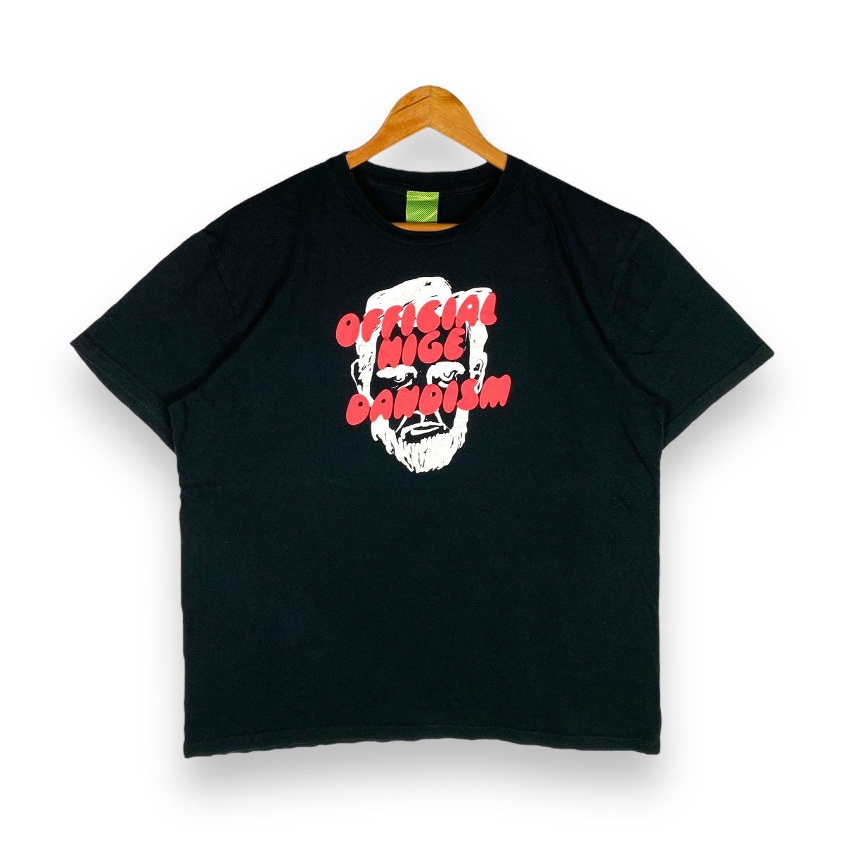 image of Band Tees Official Hige Dandism Japanese Band One-Man Tour 18/19 Tee in Black, Men's (Size XL)