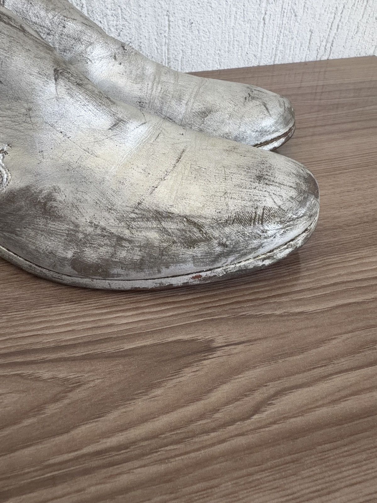 Maison Margiela Extremely rare🔥❗️Distressed painted loafers Size US 9 / EU 42 - 5 Thumbnail