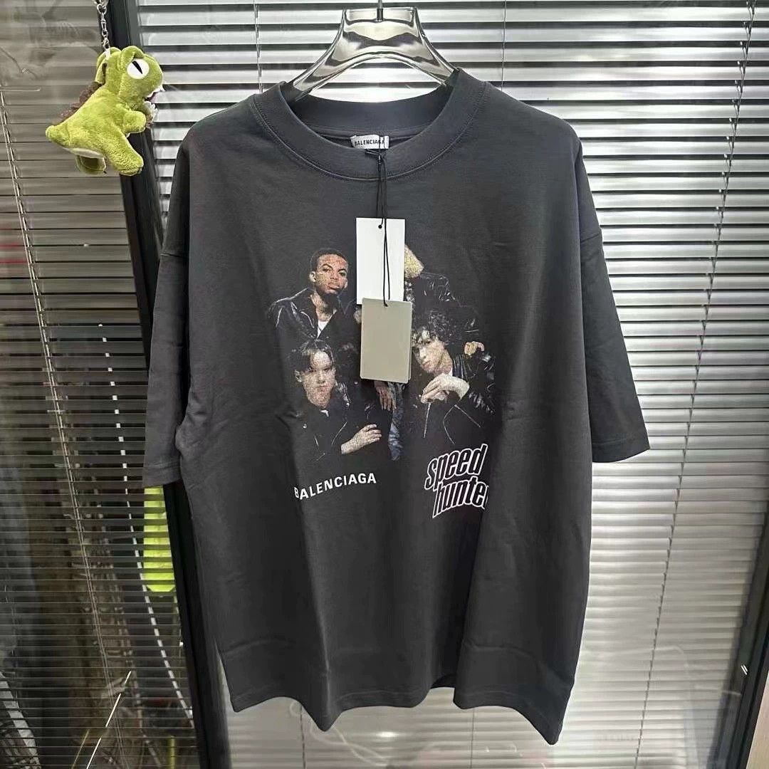 Balenciaga Balenciaga Band Short Sleeve Size US S / EU 44-46 / 1 - 1 Thumbnail