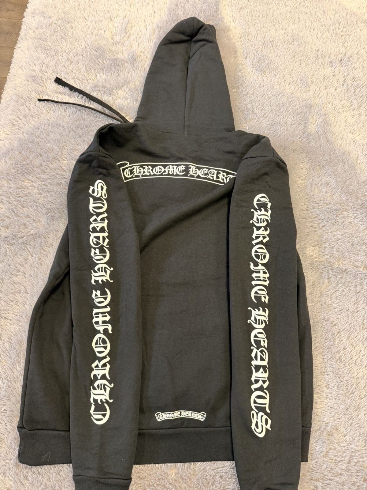 Chrome Hearts chrome hearts scroll logo hoodie Size US M / EU 48-50 / 2 - 8 Thumbnail