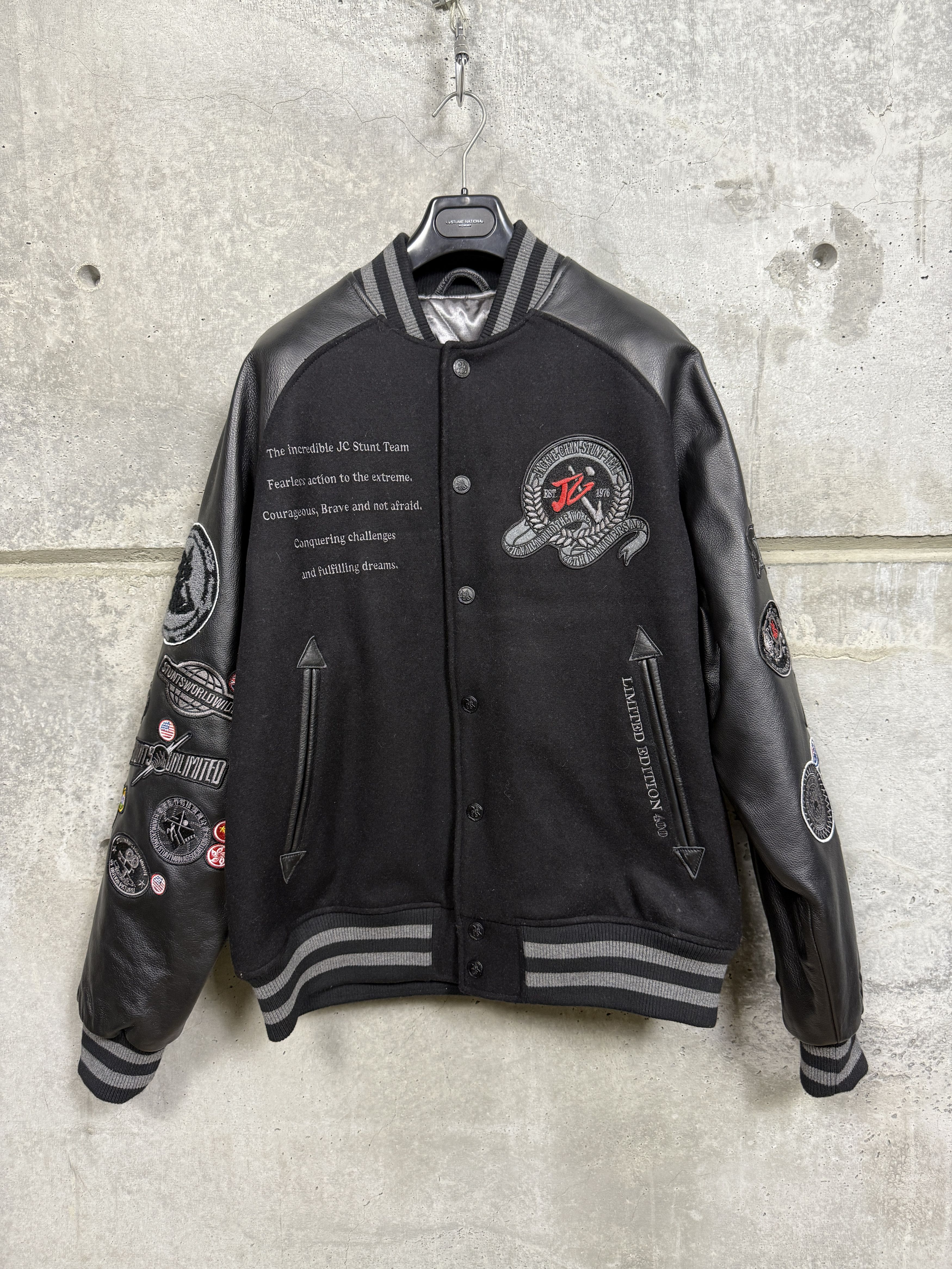 Vintage Jackie Chan Stunt Team Limited Edition Varsity Jacket Size US XXL / EU 58 / 5 - 1 Thumbnail