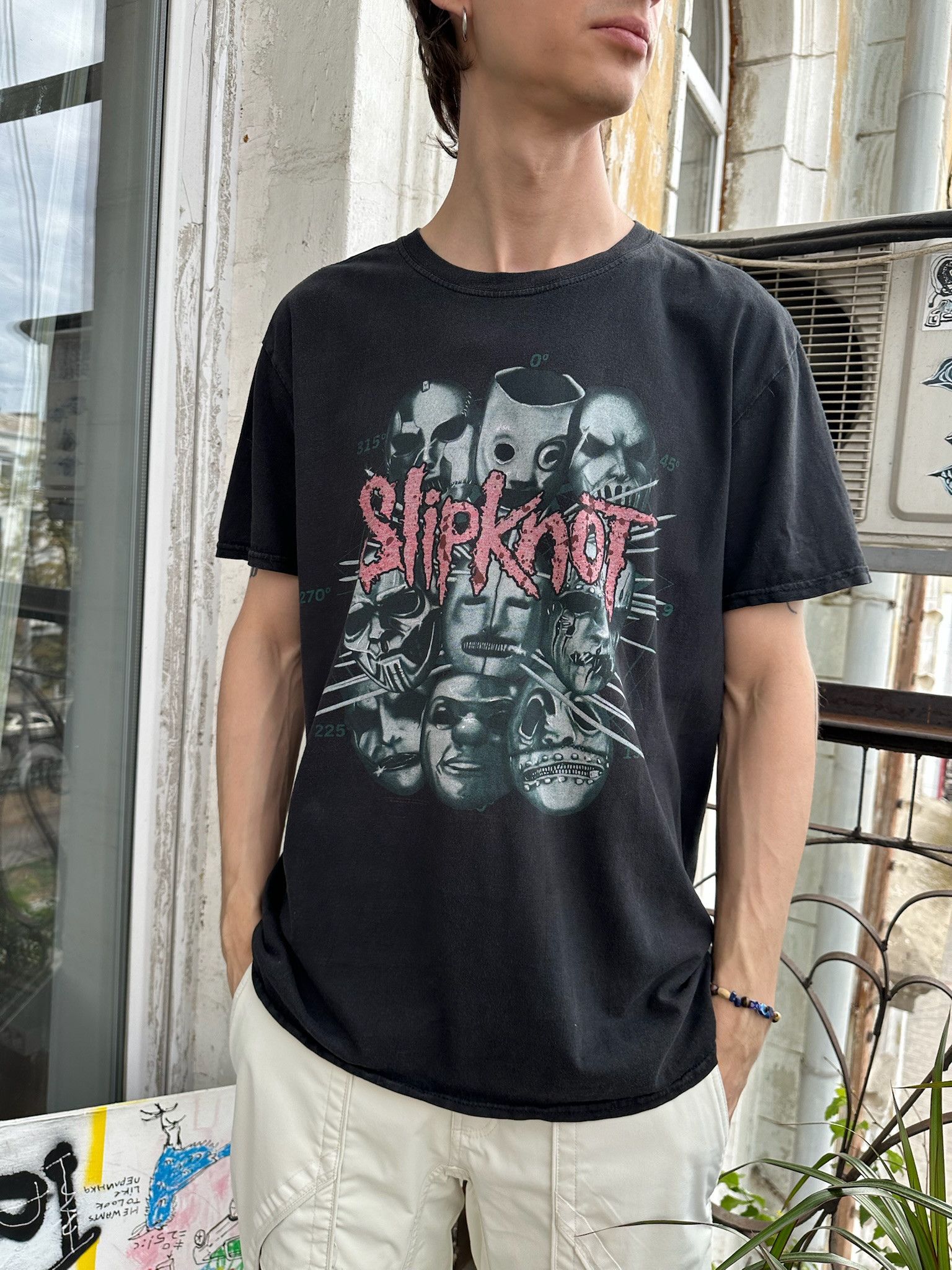 Slipknot 90s バンT Tシャツ y2k Slipknot 90s バンT Tシャツ y2k