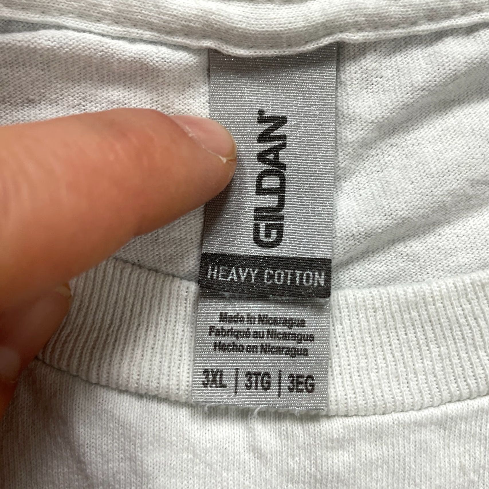 Gildan VINTAGE Gildan Heavy Cotton T-Shirt Unisex Adults 3XL White Birthday Bash Crew Neck Short Sleeve Mens Size US XXL / EU 58 / 5 - 5 Thumbnail