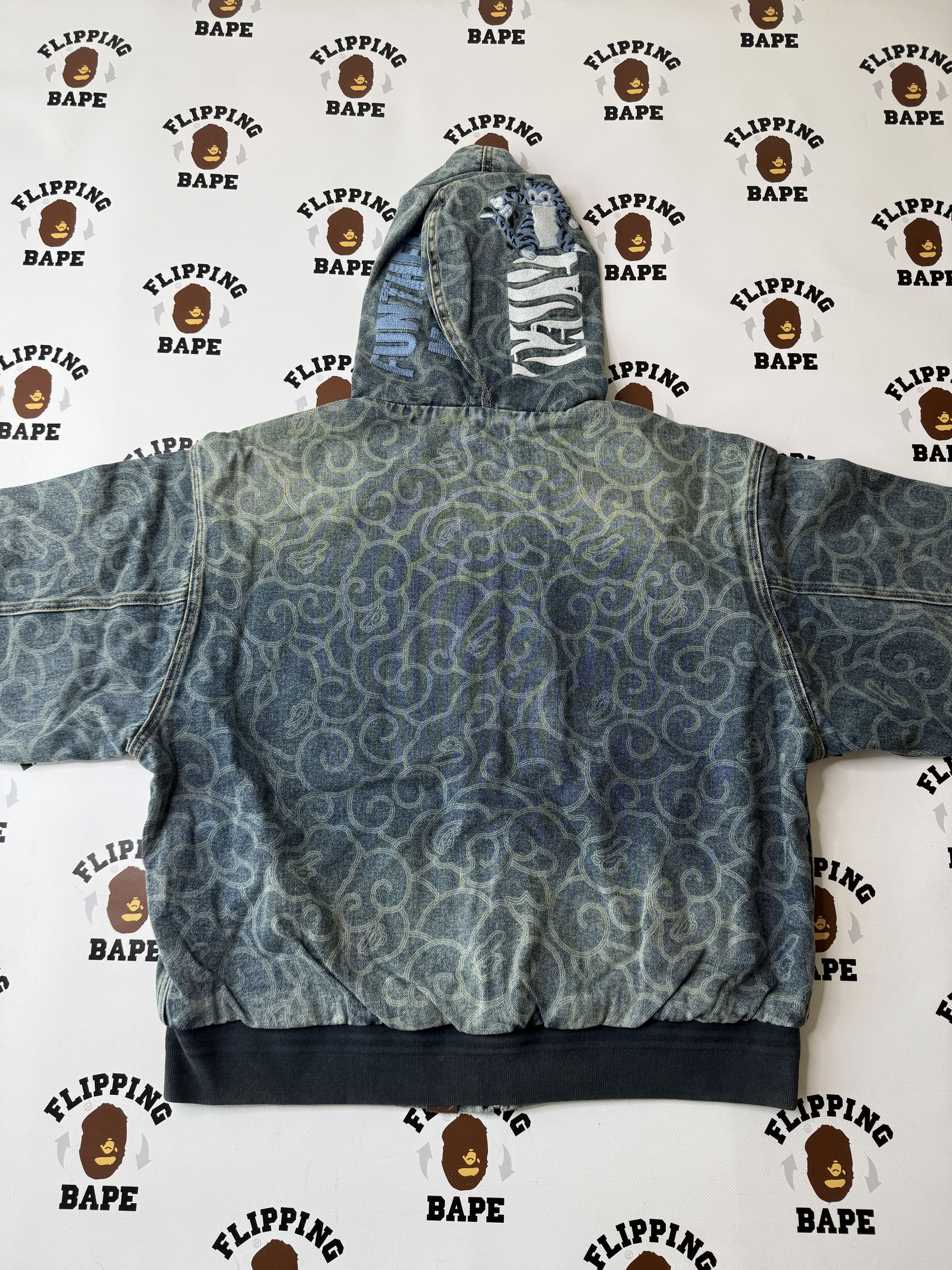 Bape BAPE CLOUD CAMO JACQUARD UPCYCLED ACTIVE JACKET Size US XL / EU 56 / 4 - 10 Thumbnail