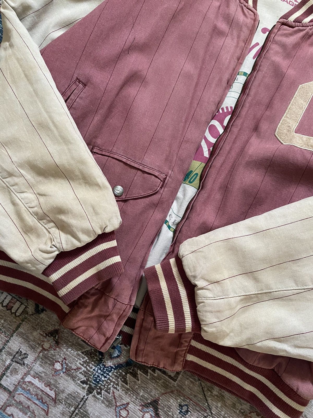 Vintage Vintage Canton Bulldogs NFL Reversible Varsity Jacket Size US M / EU 48-50 / 2 - 13 Thumbnail