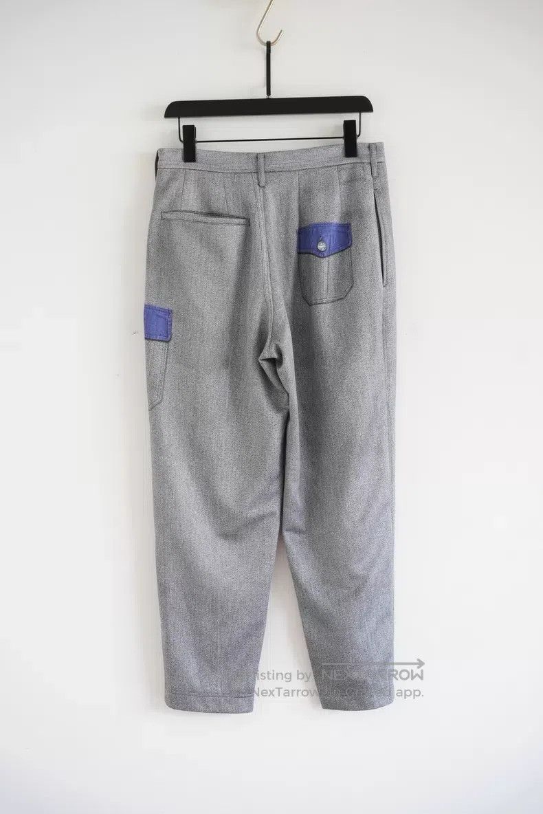 Yohji Yamamoto Yohji Yamamoto size 2 15ss Fake Pocket Grey Pants Size US 28 / EU 44 - 2 Thumbnail