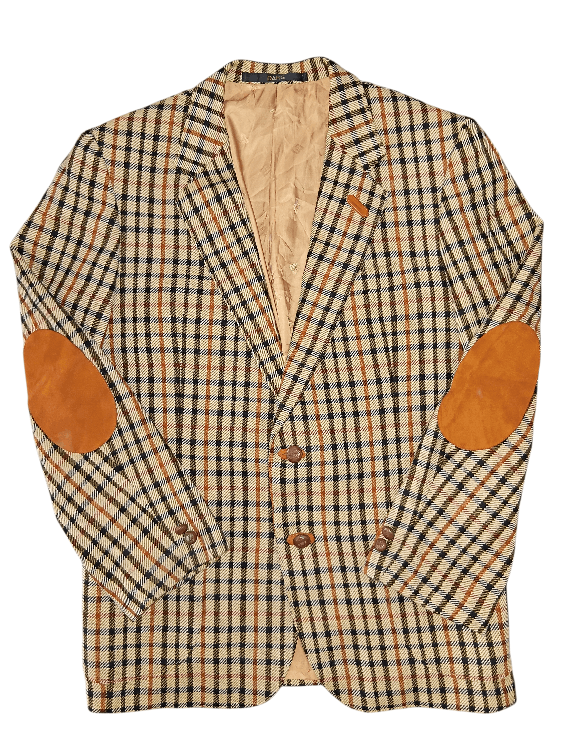 DAKS Vintage DAKS London Blazer Coat Wool Jacket Size US M / EU 48-50 / 2 - 1 Thumbnail