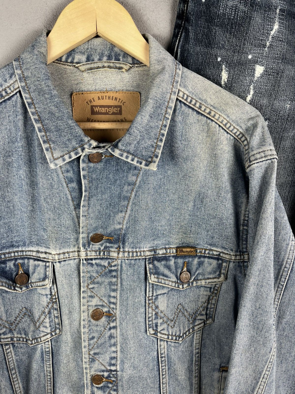 Wrangler Wrangler wester jeans jacket vintage Size US L / EU 52-54 / 3 - 3 Thumbnail